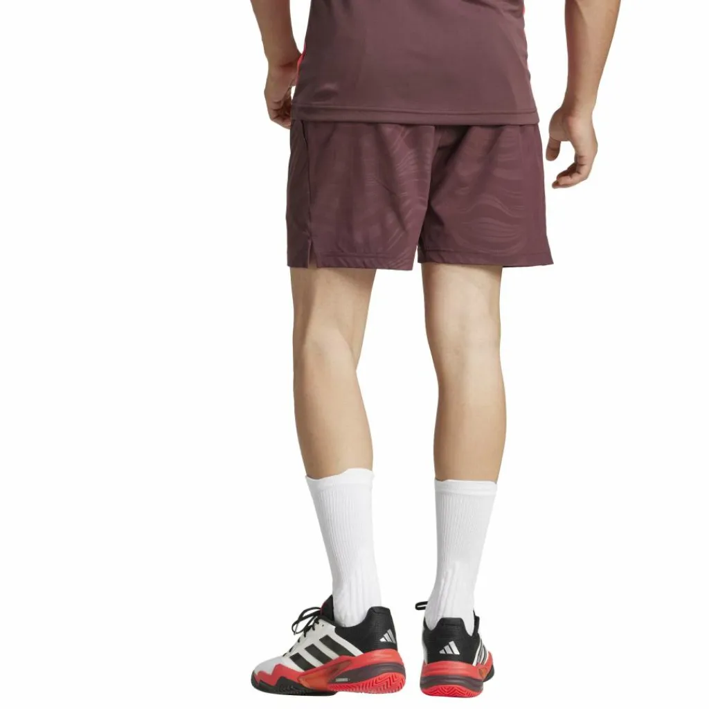 Pro Ergo tennisshort heren aurora ruby brown*adidas Hot