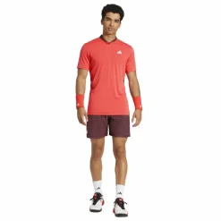 Pro FreeLift tennispolo heren semi lucid red*adidas Outlet