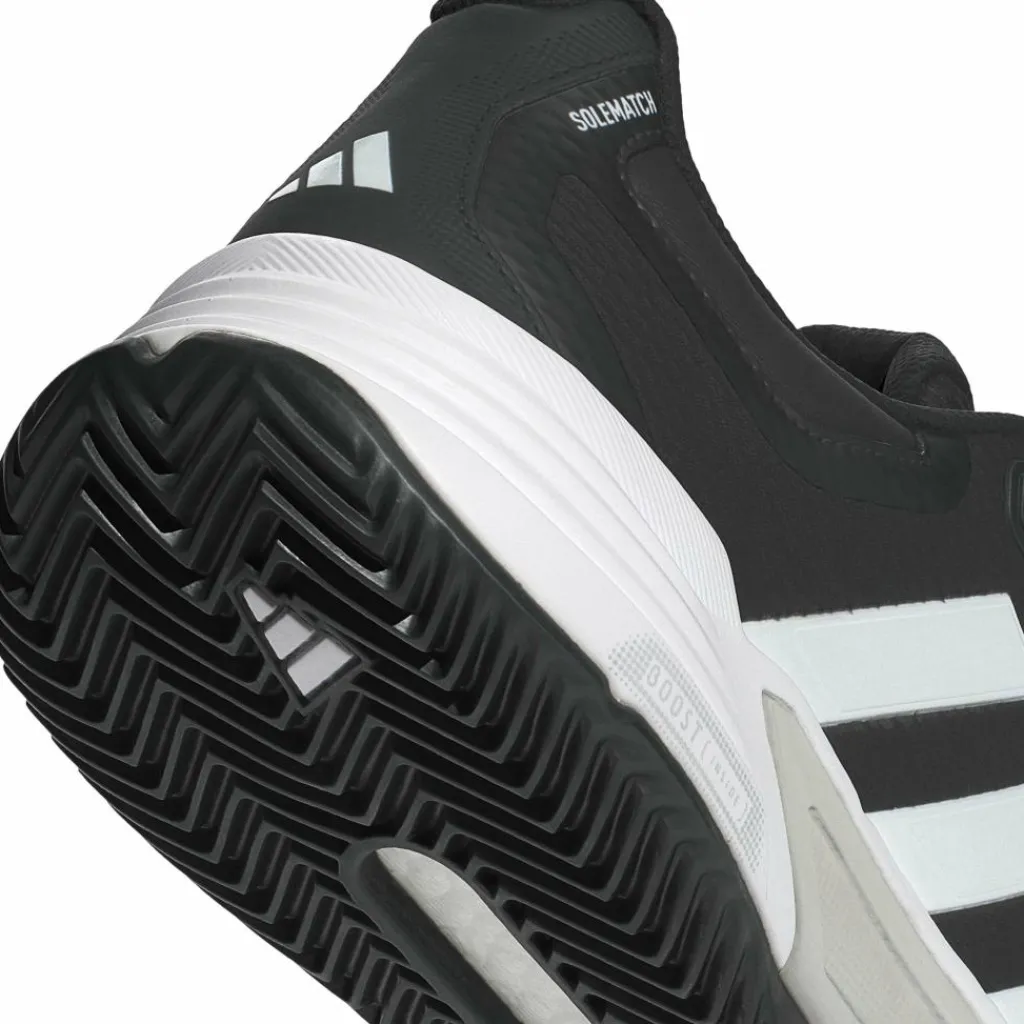 Solematch Control 2 Clay tennisschoenen heren core black zero metallic cloud white*adidas Hot