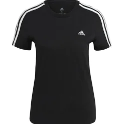 3-Stripes shirt dames black white*adidas Hot