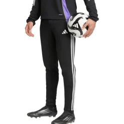 Tiro 24 trainingsbroek heren black purple rush*adidas New