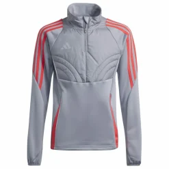 Tiro 24 Winterized trainingsshirt junior light onix shock red*adidas Outlet