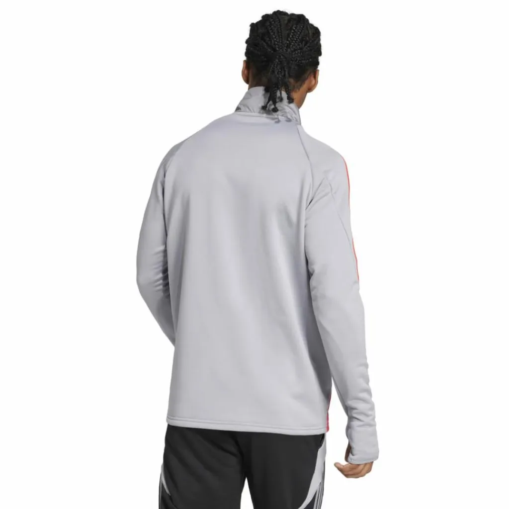 Tiro 24 Winterized trainingsshirt heren light onix shock red*adidas Hot