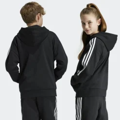 Tiro fleece hoodie junior black white*adidas Best