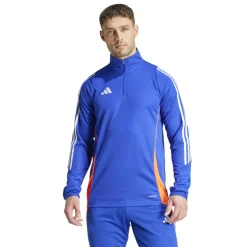 Tiro trainingsshirt heren 24 lucid blue white app solar red*adidas New