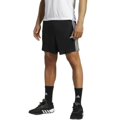 Train Essentials Piqué 3-Stripes short heren black white*adidas Outlet