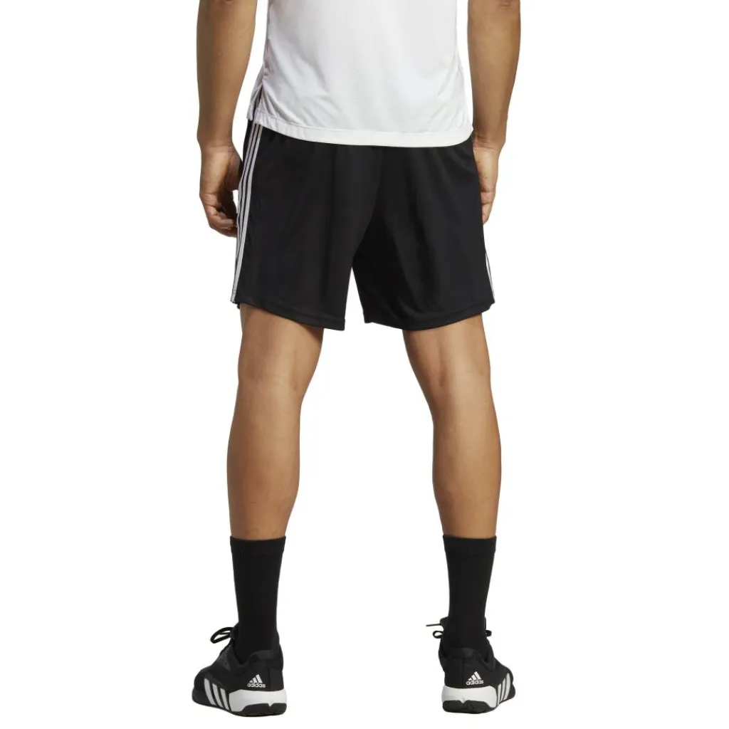 Train Essentials Piqué 3-Stripes short heren black white*adidas Outlet