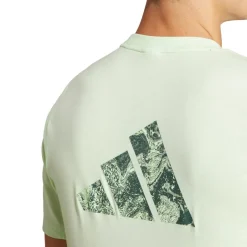 Workout Woven shirt heren semi green spark black*adidas Hot