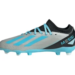 X Crazyfast Messi.3 FG voetbalschoenen junior silver metallic blish blue core black*adidas Online