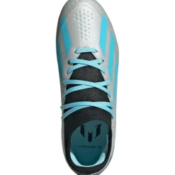 X Crazyfast Messi.3 FG voetbalschoenen junior silver metallic blish blue core black*adidas Online