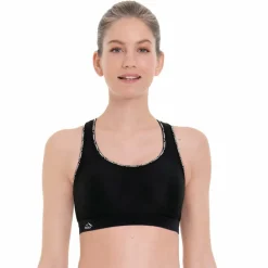 Delta Top sport bh dames black*Anita Online