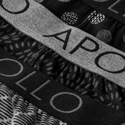 Onderbroek heren multi black 3-pack*Apollo Clearance