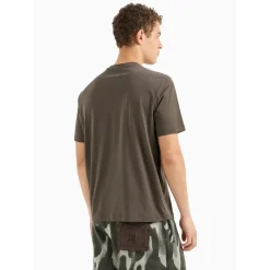  6DZTHCZJBYZ shirt heren black olive*Armani Exchange Discount