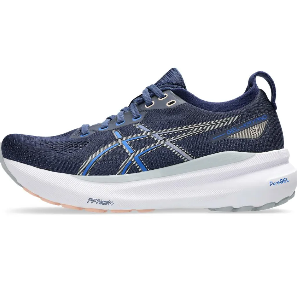 Gel-Kayano 31 hardloopschoenen dames indigo blue pure silver*Asics Outlet