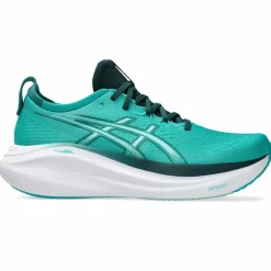Gel-Nimbus 27 hardloopschoenen heren wave teal saxon green*Asics