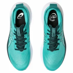 Gel-Nimbus 27 hardloopschoenen heren wave teal saxon green*Asics