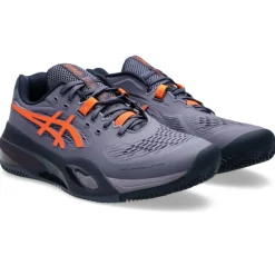Gel-Resolution X Clay tennisschoenen heren greyish purple nova orange*Asics Sale
