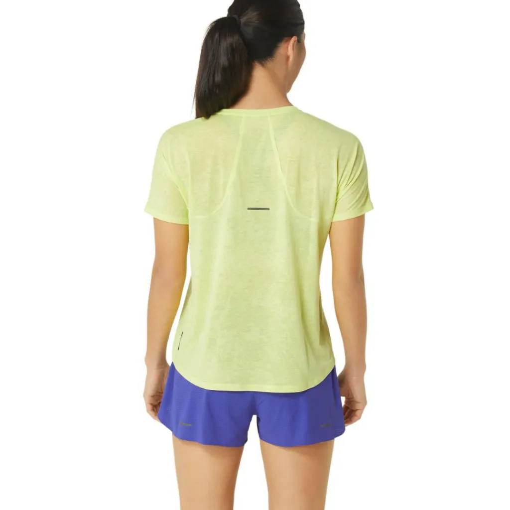 Metarun Pattern SS hardloopshirt dames glow yellow*Asics Hot