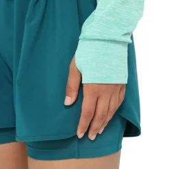 Nagino Run hardloopjack dames aurora green blue expanse*Asics Sale