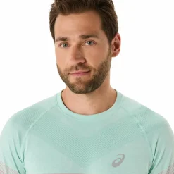 Seamless LS hardloopshirt heren coral reef oasis green*Asics New