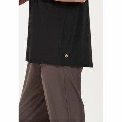 Lizzy S/S shirt dames black melange*Athlecia Hot