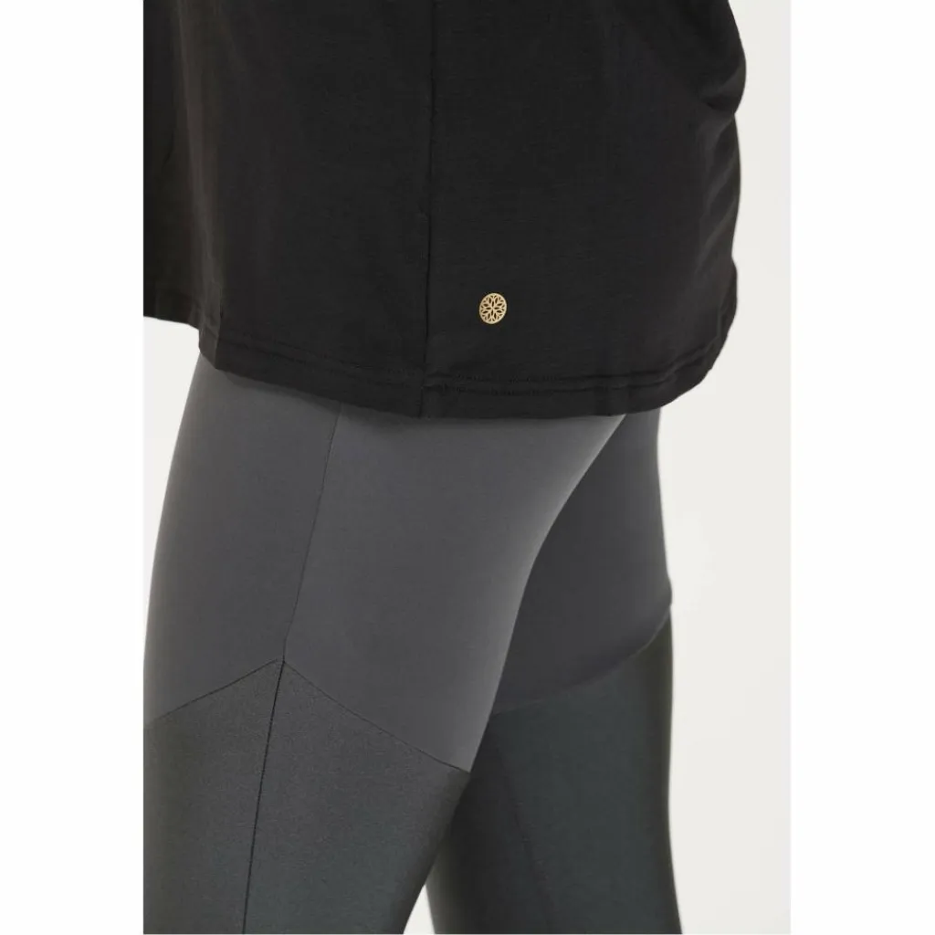 Mota tanktop dames black melange*Athlecia Hot