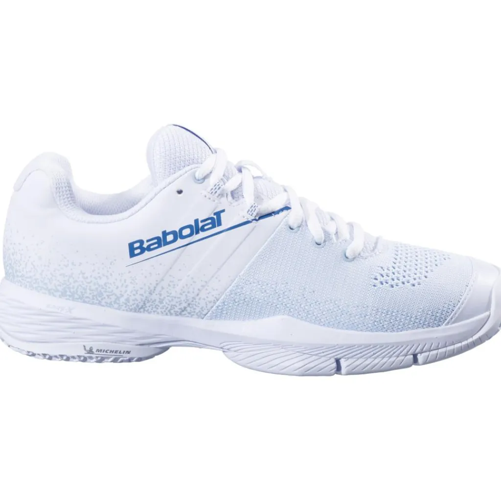 Sensa padelschoenen dames white cool blue*Babolat Sale