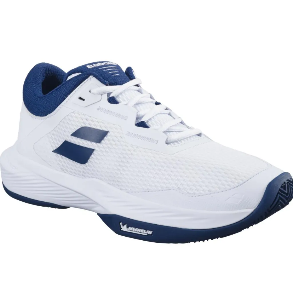 SFX 4 Clay tennisschoenen heren white estate blue*Babolat Best
