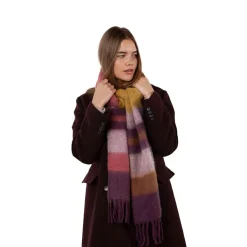 Eluzabeth sjaal dames aubergine*Barts