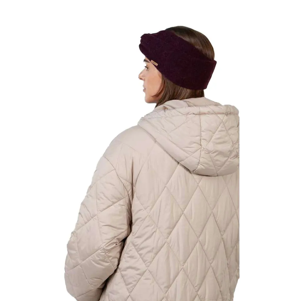 Witzia hoofdband dames aubergine*Barts