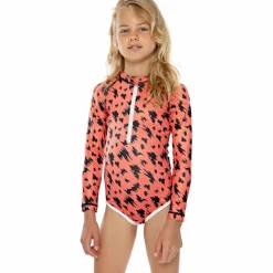  Red Electric UPF50+ badpak junior coral*Beach & Bandits New