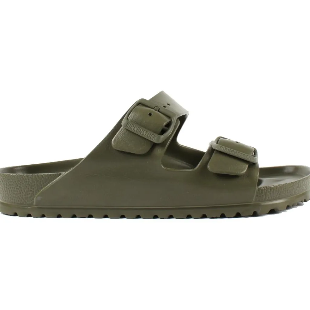 Arizona normaal slippers heren khaki*Birkenstock Clearance