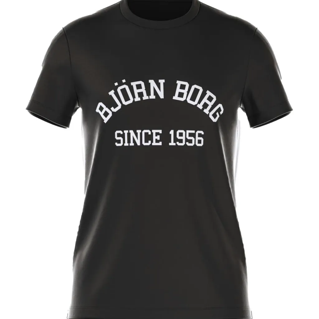 Borg Essential tennisshirt heren black beauty*Björn Borg