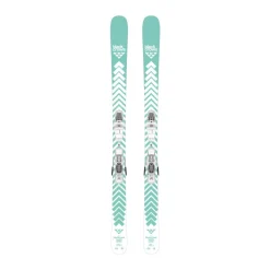  Captis Birdie RT 25 - 26 ski's met EM10 binding*Black Crows