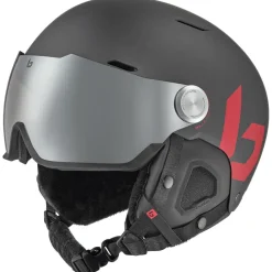 MIGHT VISOR skihelm titanium red matte - 52 - 55 cm*Bollé New