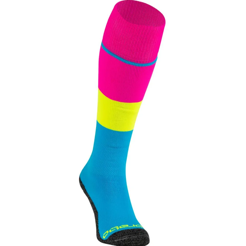 Blocks hockeysokken neon colorblock*Brabo Clearance
