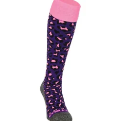 Cheetah hockeysokken purple*Brabo Clearance