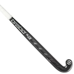 Elite 5 Carbon WTB Extreme Low Bow hockeystick  black silver - 36,5 inch L*Brabo Clearance
