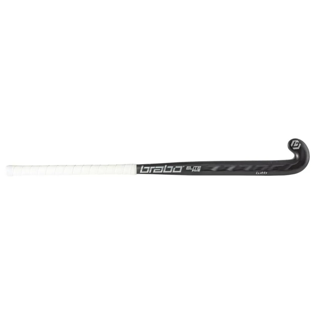 Elite 5 Carbon WTB Low Bow hockeystick black silver*Brabo Online