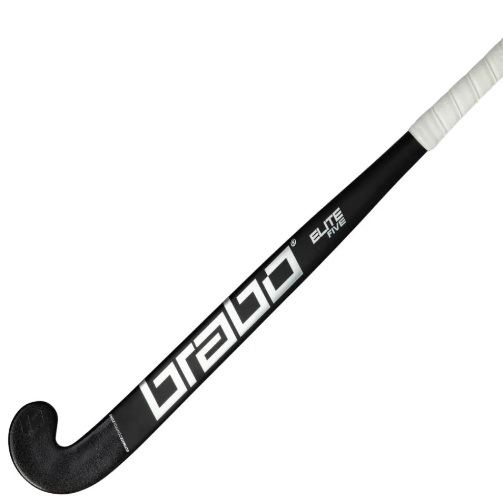 Elite 5 Carbon WTB Low Bow hockeystick black silver*Brabo Online