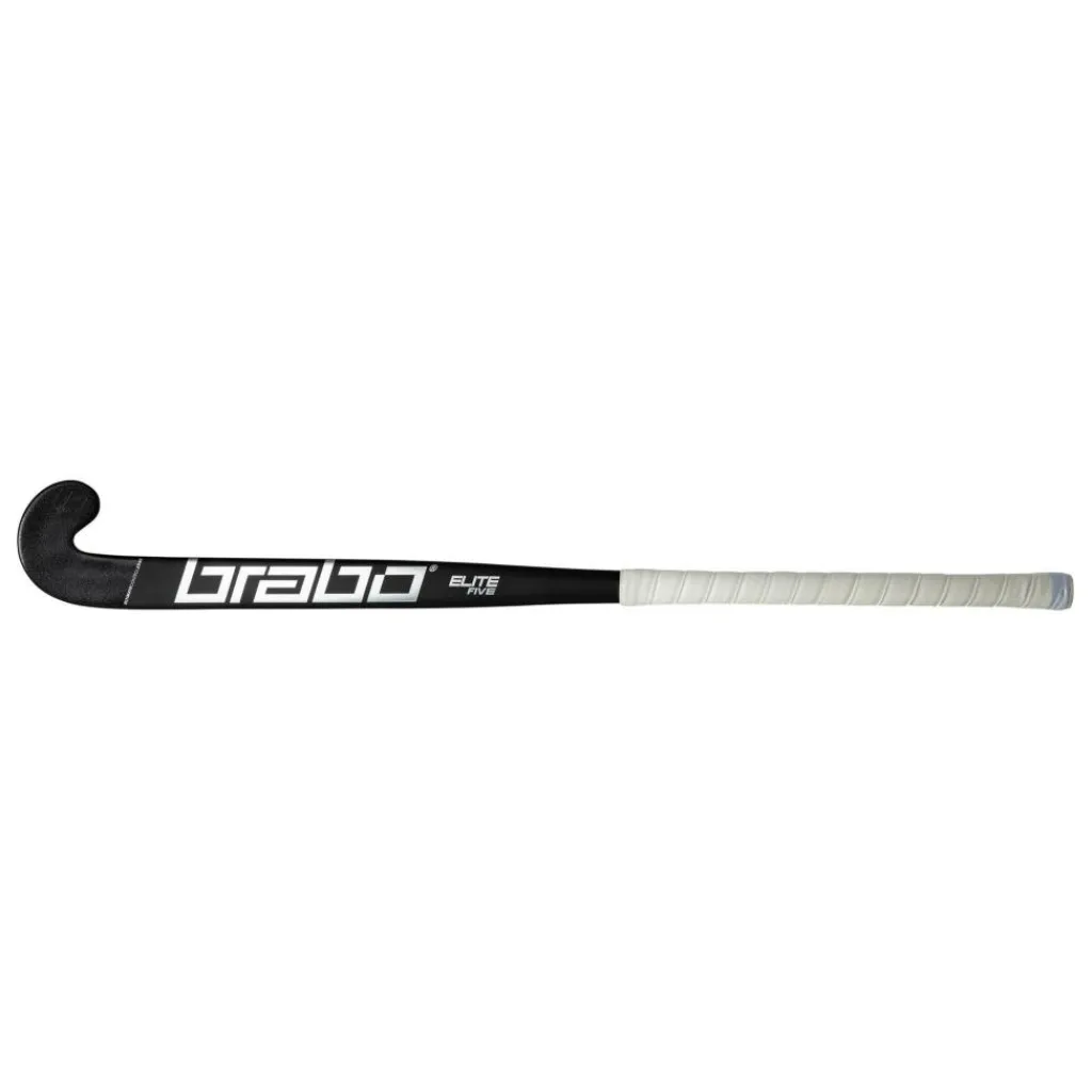 Elite 5 Carbon WTB Low Bow hockeystick black silver*Brabo Online