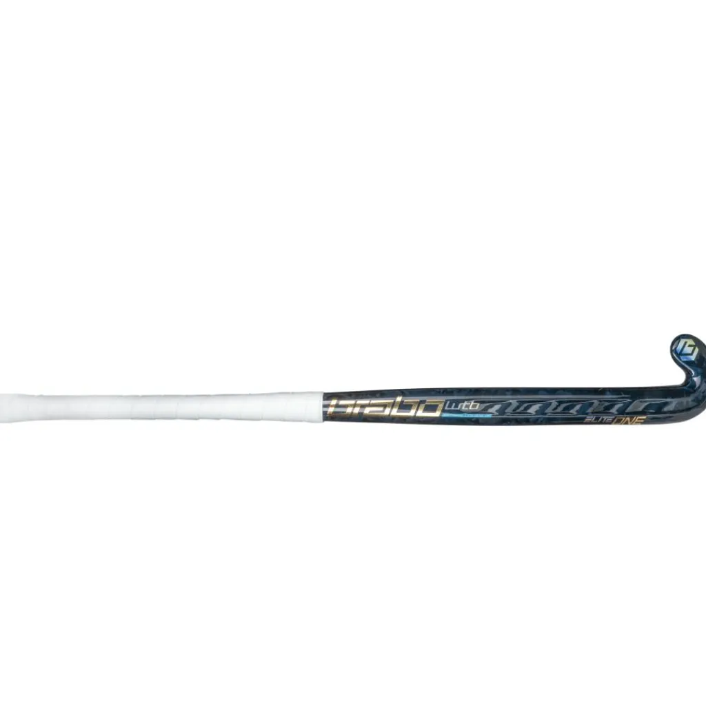 Elite 1 WTB Forged Carbon Extreme Low Bow hockeystick navy gold*Brabo Discount