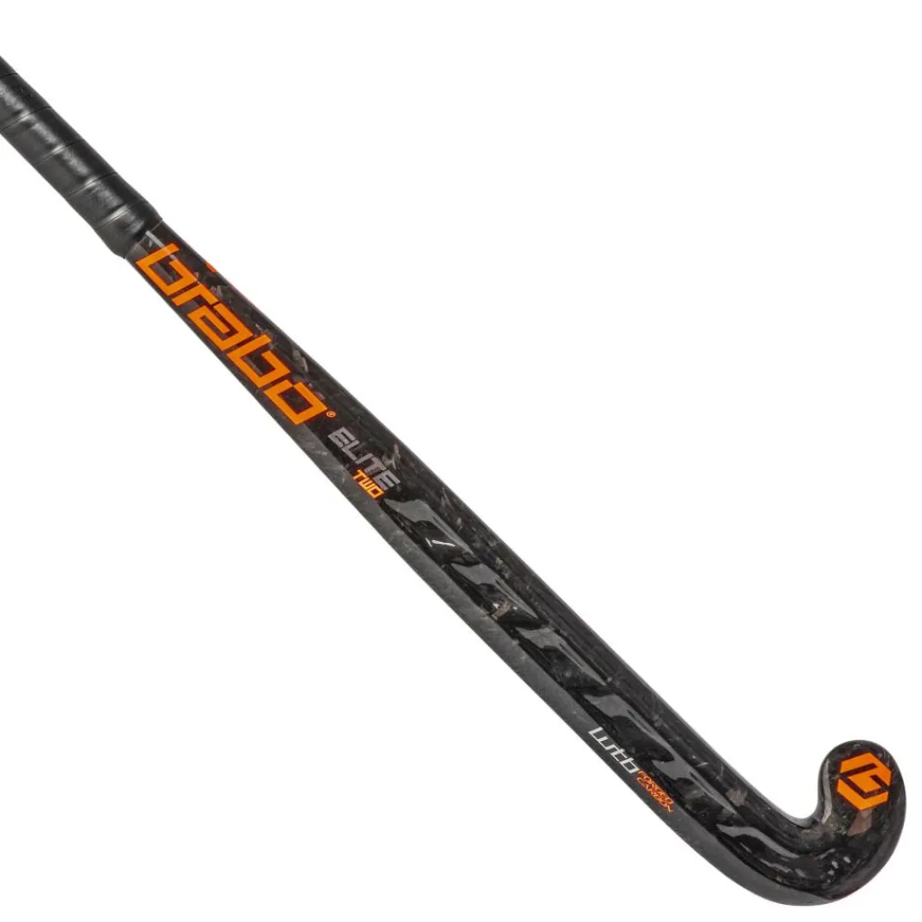 Elite 2 WTB Forged Carbon Classic Curve hockeystick black orange*Brabo Clearance