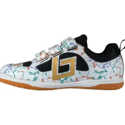 Indoor Velcro zaalhockeyschoenen junior marble black*Brabo Hot