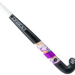 Pure 20 Low Bow hockeystick black purple - 36,5 inch*Brabo Hot