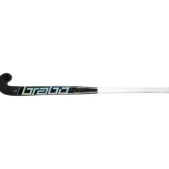 Traditional Carbon 100 Low Bow hockeystick black gold*Brabo Clearance