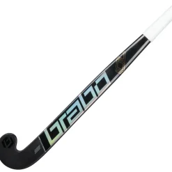 Traditional Carbon 100 Low Bow hockeystick black gold*Brabo Clearance