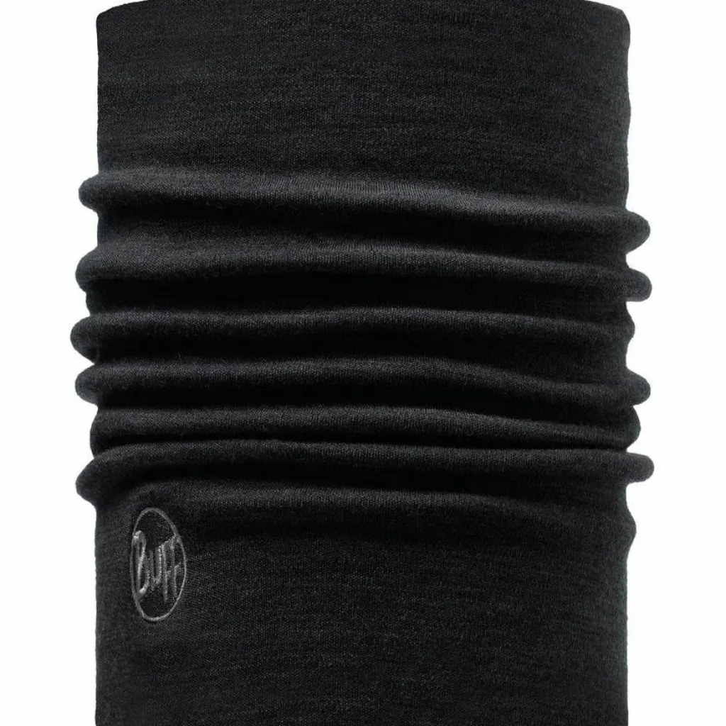 Heavyweight Merino col solid black*Buff New