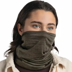 Lightweight Merino col solid bark*Buff New