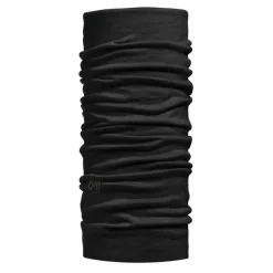 Lightweight Merino Wool Tubular col solid black*Buff Online